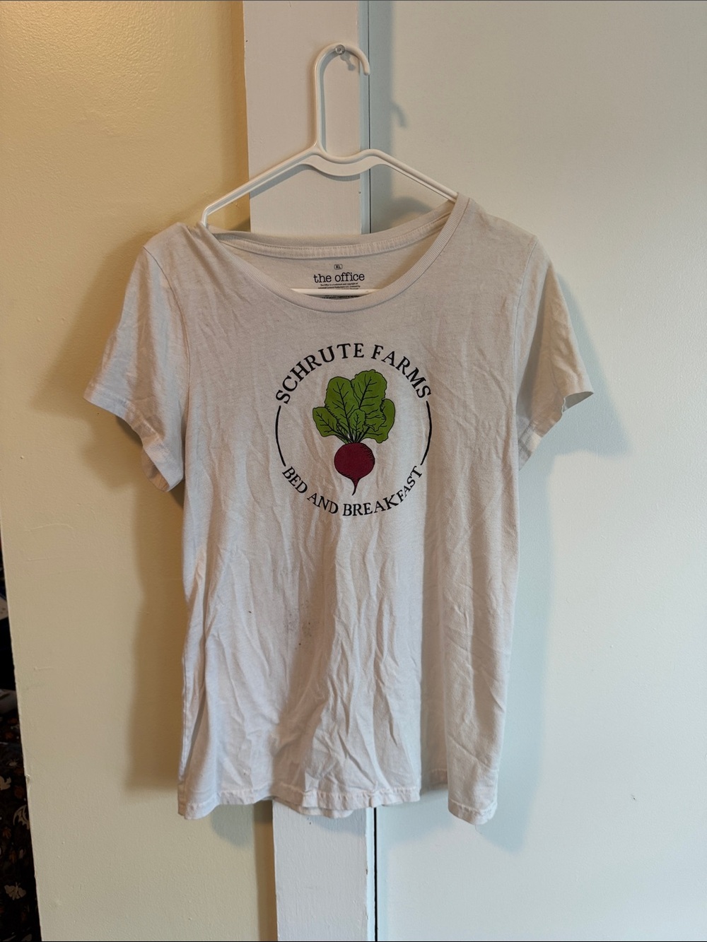 RIPPLE JUNCTION The Office Schrute Farms Tee Schrute Farms Graphic Tee White XL